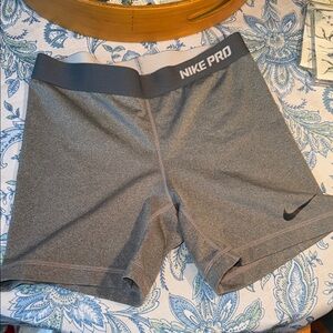 Nike Pro Gray Athletic Shorts